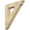 Ekena Millwork Traditional Traditional Rough Sawn Bracket, Douglas Fir, 6"W x 34"D x 38"H BKT06X34X38TRA01RDF - alternate 1